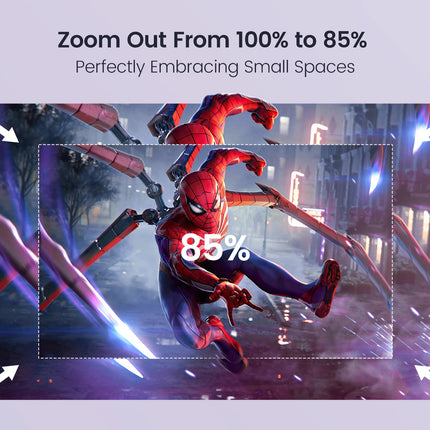 Wimius L1 Mini Projector Support 1080P Android 11 4K Projector 300 ANSI WiFi BT5.0 Auto Keystone Portable 270° Rotable Projector