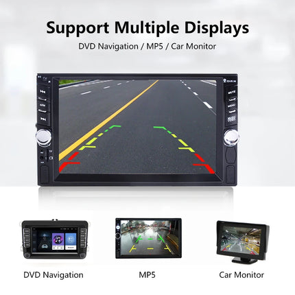 Wide Angle Car RearView Camera 4/8/12 LED Night Vision Reversing Auto Parking Monitor CCD Waterproof HD Video
