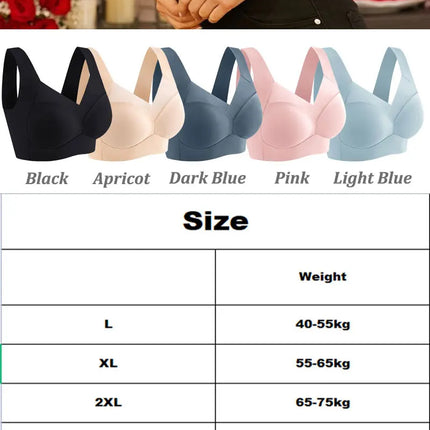 Women Sexy Bra Full Cup Brassiere Female U Back Underwear Lace Splicing Pespective Bralette V Neck Intimates Lingerie Large Size