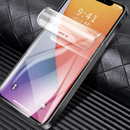 5Pcs Hydrogel Film Full Cover For iPhone 11 12 13 14 15 Pro Max Screen Protector For iPhone 15 14 13 12 11 Film Not Glass