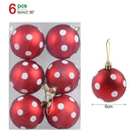 1box Christmas Balls Christmas Tree Ornaments Ball Xmas Hanging Tree Pendants Home Party Decor 2026 New Year Gift Noel Navidad