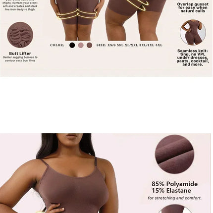 Shapewear Stree jumpsuit Women Tummy  Control full  Body Shaper Bodysuit Reducing and Shaping Girdles