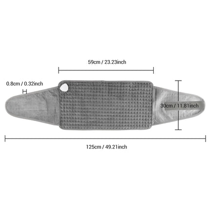 Electric Heating Waist Belt Warm Thermal Pad Office Home Temperature Control Waist Belt Warming Back Hand Warmer