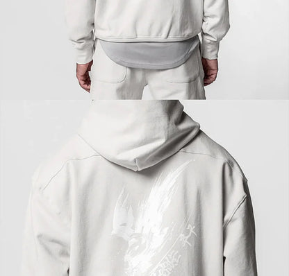 Mens Brand Fitness Long Sleeve Sports Hoodie Bodybuilding Workout Casual Pullover Sweatshirts Male Coat Tracksuit Gym Clothing