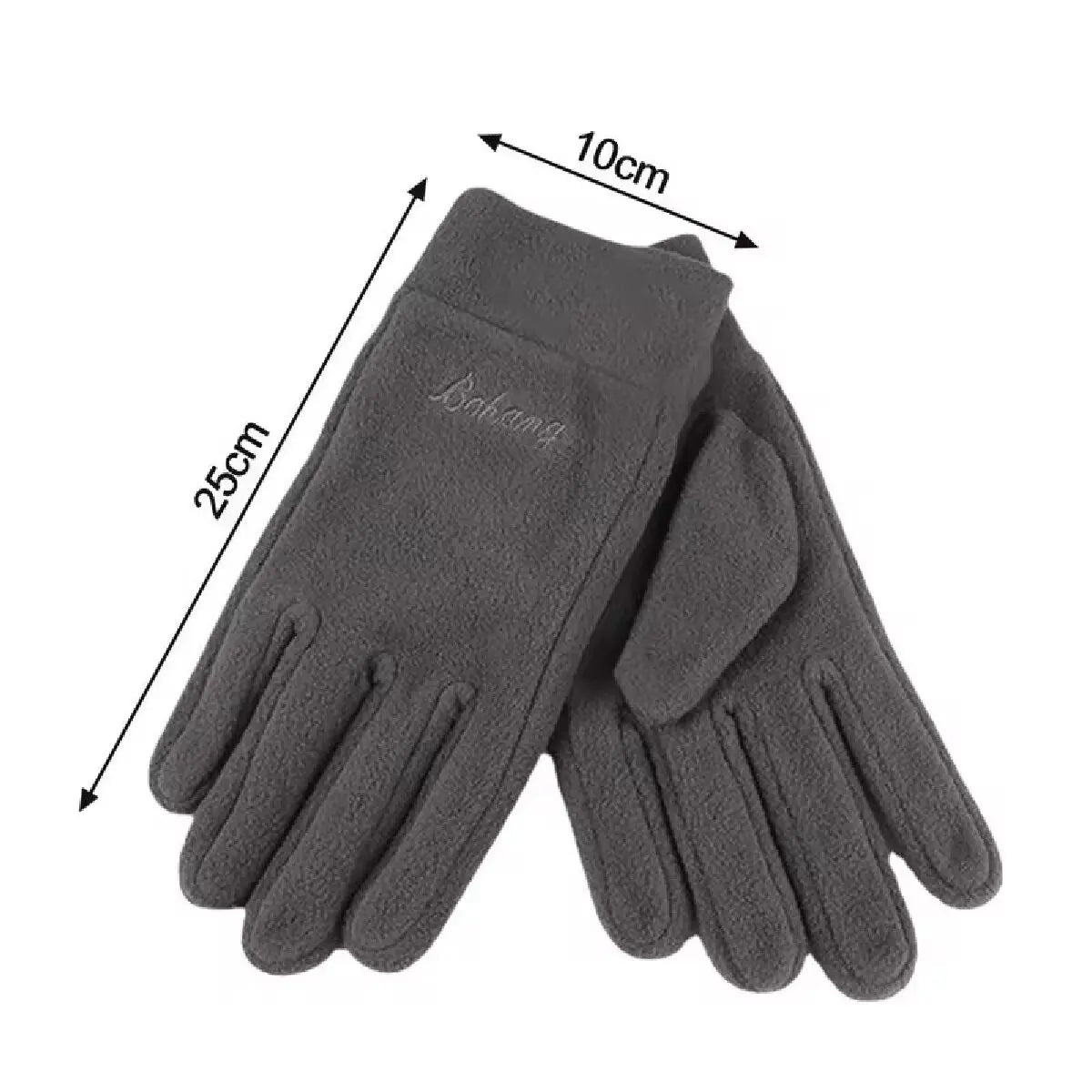 Mens Winter Gloves Thicken Thermal Warm Fleece Full Finger Gloves Cold Resistance Windproof Outdoor Skiing Cycling Mittens Women