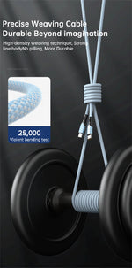 NNBILI 240W USB C Cable Power Wire QC4.0 for MacBook Samsung iPhone 15 16 USB C to C PD Cable 48V5A Fast Charging Type C Cable