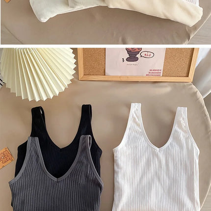 Camisole Warm Sling Vest Top Bottoming Cloth Winter Velvet Thickened Undershirt Women Solid Color Slim Cozy Thermal Underwear