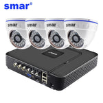 Smar 1080P Video Surveillance System 4CH H.264 CCTV HDMI DVR Security Kit Indoor Home Security Camera Day&Night Detect