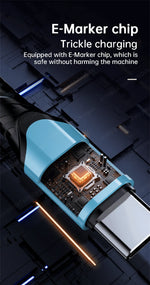 NNBILI 240W USB C Cable Power Wire QC4.0 for MacBook Samsung iPhone 15 16 USB C to C PD Cable 48V5A Fast Charging Type C Cable