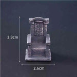 Halloween Decoration Maple Leave Ghost Desktop Ornaments Mini Skull Luminous Horror Eyeball Halloween Party Favors Home Decor