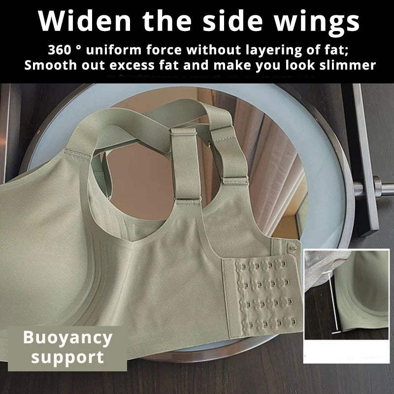 Traceless One Piece Bra No Steel Ring Gathered Underwear Lateral Collection of Accessory Breasts Anti Sagging Comfortable Bra