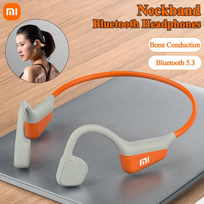 XIAOMI Neckband I18PRO Bluetooth 5.3 Headphones Bone Conduction Sport Earbuds HiFi Sound TWS Earphones Wireless Headest With Mic