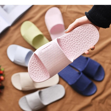 Foldable Home Slippers Hotel Travel Portable Slides Non-Slip Bathing House Guest Use Men Women Unisex Flat Shoes Salon Homestay