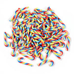 10/30/50Pcs Mini Candy Cane Christmas Decoration Red White Resin Candy DIY Crafts Xmas Pendant Navidad Home Decor 2025 New Year