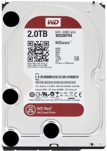 Western Digital WD 4TB 2TB 3TB 6TB Red NAS Hard Disk Drive 3.5"  Internal Hard Drive  SATA 6Gb/s 64MB Cache For Desktop