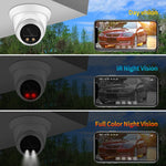ASECAM Security Camera System 8MP 4K POE NVR Kit CCTV Audio Outdoor AI Color Night Vision Home Video Surveillance Camera