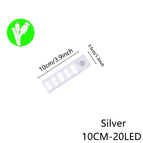 3 color in One Lamp / Silver 10CM