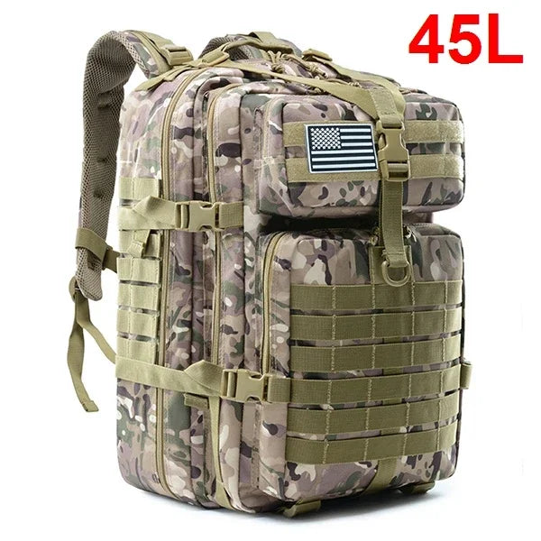 QT&QY 30/50L Tactical Backpacks Man Traveling Bags Survival Outdoor 3P Assault Pack EDC Molle Pack hiking Trekking Hunting Bag