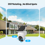 ARCCTV 4MP Wifi Solar Camera Kit Outdoor Wireless Security Surveillance Camera Set Siren Alarm Humanoid Detection Two Way Audio