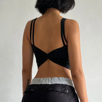 Women's Sports Bras Fitness Top, Sexy Lingerie, Push Up Fixed Pad, Yoga Bra, Back knotted Underwear, Running Vest, Gym Tops