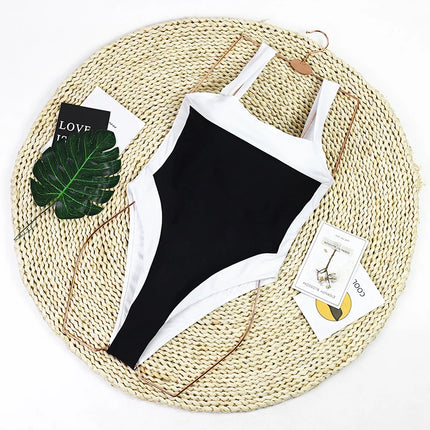 Woman Swimwear 2024 High Waist Bikinis Shorts Women's Swimsuit Luxury Ribbed Two-piece Bathing Suits Summer Bikini Set Swim Suit