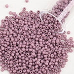 12Grams/Tube 2mm Metallic Seed Beads Japanese Round Glass Seedbeads For DIY Needlework Dress Adornment Sewing 1200pcs