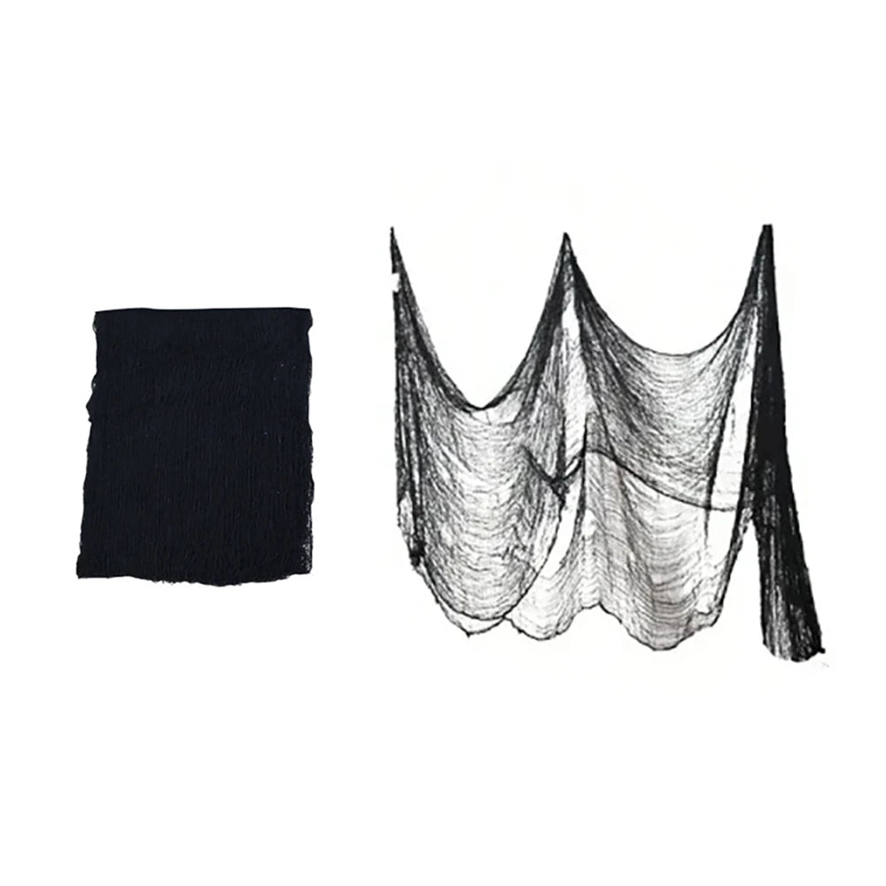 Halloween Bloody Gauze Decorations,Horror Bloody Cloth Bandage,Door Curtainsss,Halloween Haunted House Party Props