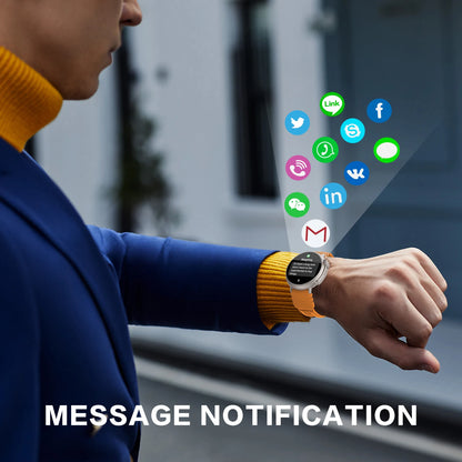 1.52 inch Bluetooth Call Smart Watch Men Sports Fitness Tracker Heart Rate Monitor Music Playback Smartwatch For Android IOS