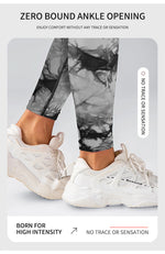 Tie Dye Yoga Pants Sport Leggings Women Seamless High Waist Push Up Woman Tights Fitness Workout Leggins Gym Clothing 2024 New