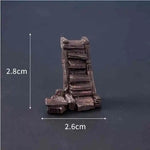 Halloween Decoration Maple Leave Ghost Desktop Ornaments Mini Skull Luminous Horror Eyeball Halloween Party Favors Home Decor