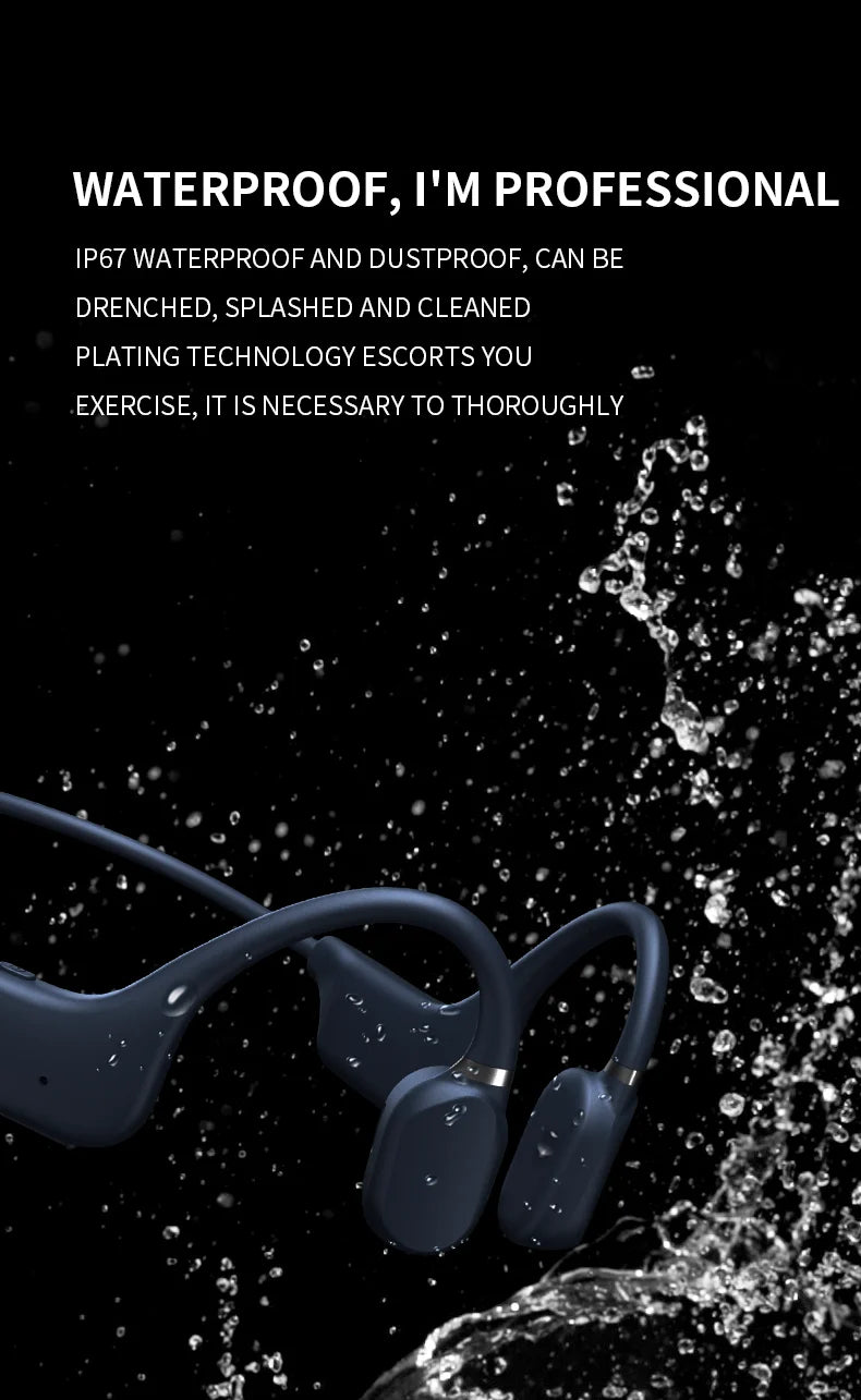 #Sanag A5X Bone Conduction Wireless Sport Headphones Bluetooth Open Ear Design Earphone 3D Stereo Sound Headset