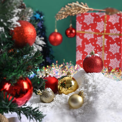 24Pcs 6CM Christmas Balls Decorations Hanging Christmas Tree Ornaments Pendants for Home Party Decor 2025 New Year Navidad Decor