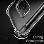 Luxury Silicone Case For Samsung Galaxy S25 S24 S20 FE S10 S9 S8 Plus S10E Note 8 9 10 Lite Transparent Soft Shockproof Case