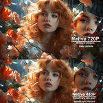 Magcubic HY300 Ultra Portable Projector with Speaker Electronic Focus 4K 300ANSI