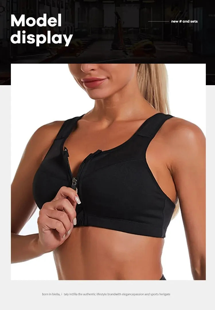 Yoga Fitness Bra Shock-absorbing Sports Bra Breathable and Quick Drying Training Running WOMEN'S Underwear