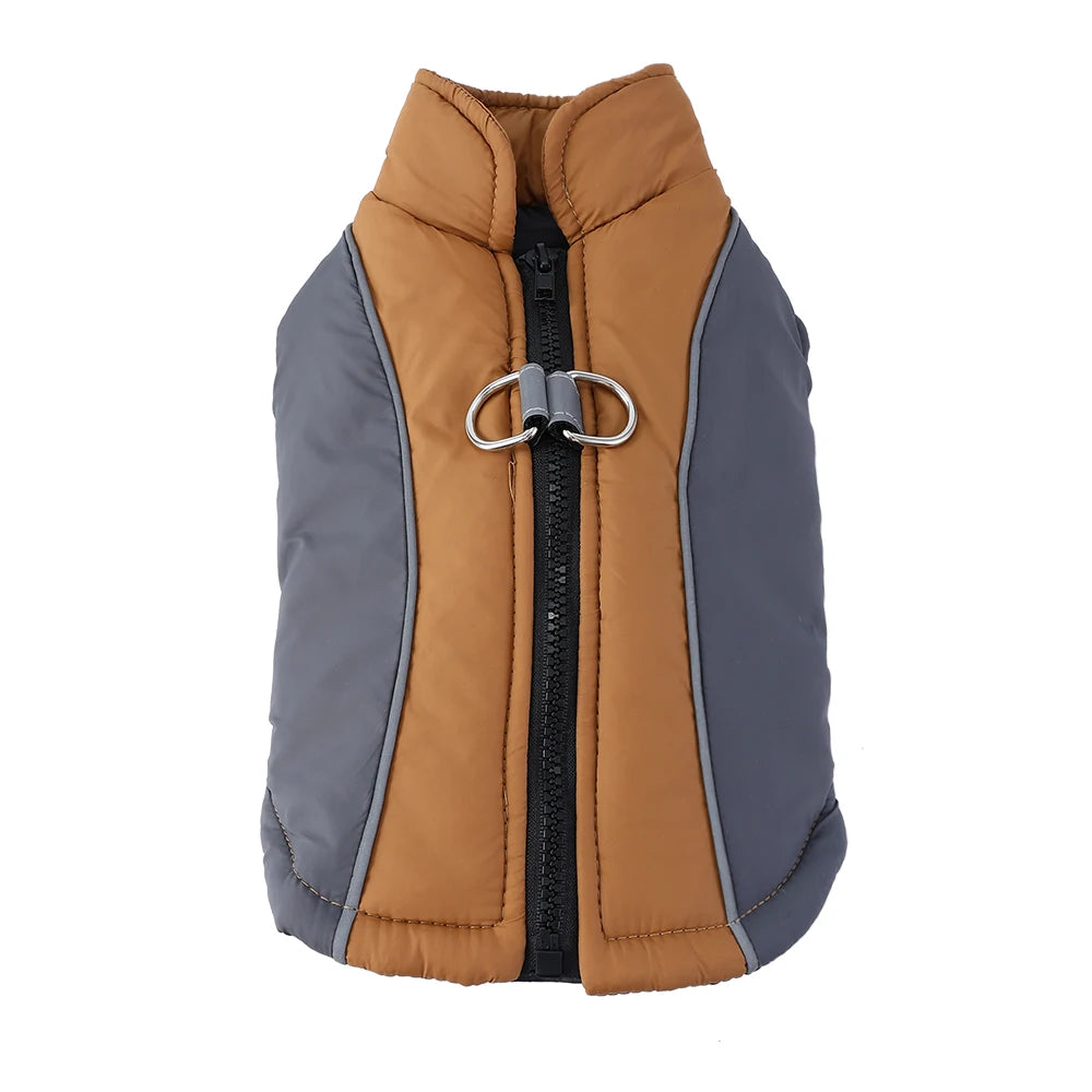 Winter Pet Dog Clothes For Small Medium Dogs Cats Windproof Cat Reflective Soft Cozy Jacket Coat with Elastic Chihuahua Clothing