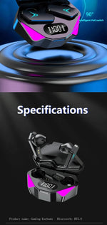 X15 TWS Wireless Earphone Bluetooth Headphone 65ms Low Latency Earbud Esport Gaming Headset Gamer with Mic For Xiaomi iPhone