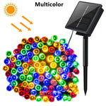 23-99ft LED Solar Light 50-300 Lights Outdoor Waterproof Fairy Garland Lights Christmas Party Halloween Decorations Solar Lights