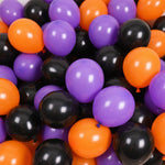 Halloween Bat Balloon Garland Arch Kit Black Orange Ballon 3D Bat Spider Sticker Eye Pumpkin Halloween Party Decoration Supplies