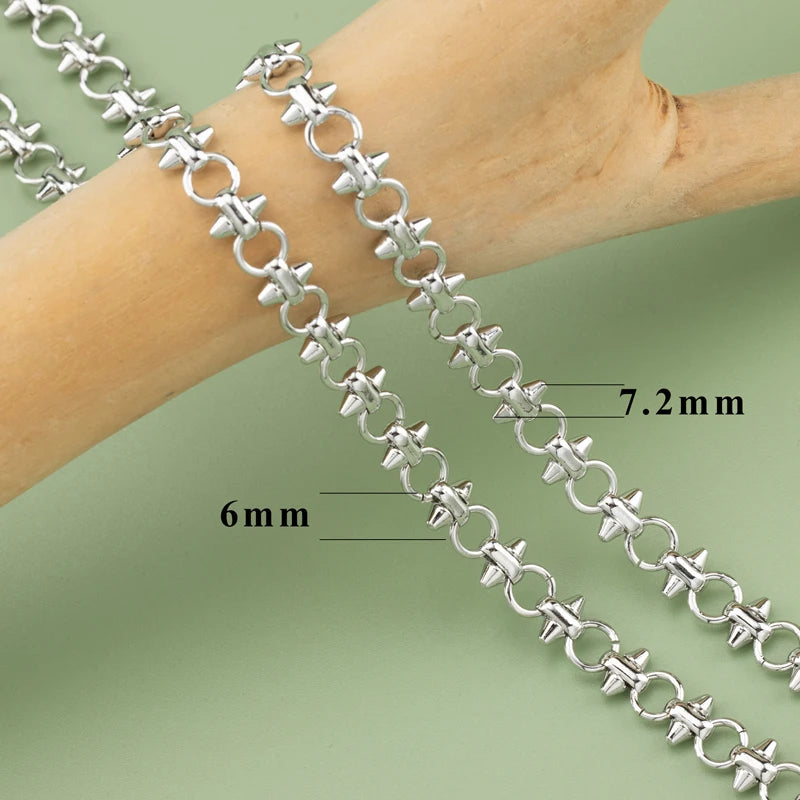 YEGUI C77,diy chain,18k gold rhodium plated,copper,pass REACH,nickel free,jewelry making,charms,diy bracelet necklace,1m/lot