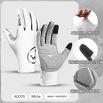 Touch Screen Long Full Fingers Half Fingers Gel Sports Cycling Gloves MTB Road Bike Riding Racing Women Men Bicycle Gloves