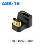 HDMI-compatible Cable Adapter mini micro hdmi to HDMI 2.1 Converter 48Gpbs 8K60HZ 4K120HZ for HDTV Projector PS4 PS5 Laptop PC
