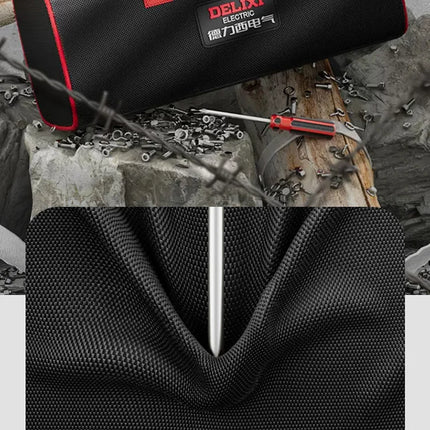 DELIXI ELECTRIC Tool Bag Oxford Cloth Portable Storage Bag, Professional Electrician and Carpenter Repair, Home Storage, HandBag