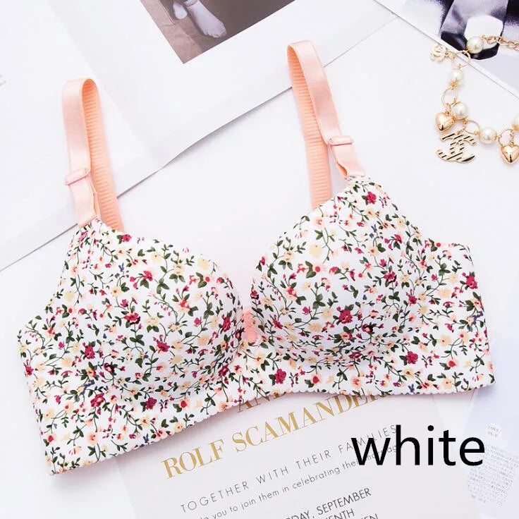 Comfort Wireless Bras for Women Underwear Seamless Solid Pink Black Bras Top Sexy Lingerie Push Up Bralette Female Intimates