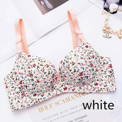 Comfort Wireless Bras for Women Underwear Seamless Solid Pink Black Bras Top Sexy Lingerie Push Up Bralette Female Intimates