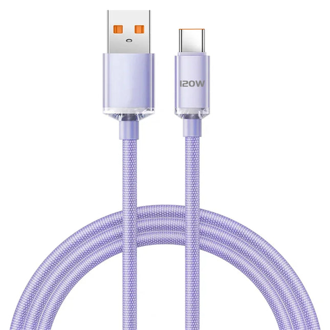 120W  Type C Cable Super Fast Charger Cord Quick Charge USB C Cables Phone Charger For Samsung Xiaomi Huawei Oneplus POCO OPPO