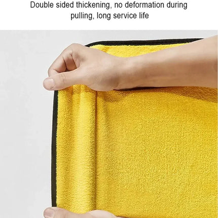 Car Wash Towels Cleaning Cloth Absorbent Dry Cloth General Purpose Microfiber Towel Thickened Yellow 30/40/60cm