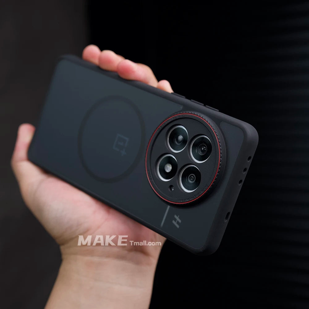 Case For OnePlus 13 13R ACE5 Pro Luxury Matte Magnet Magsafe Back Cover For OnePlus 13 Wireless Charging Bumper Funda