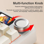 AULA F108 pro Wireless Bluetooth Keyboard Macro Gaming keyboard Gasket Hot-swap Full Size Keyboard with TFT Smart Display