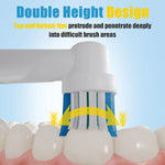 4/8PCS Replacement Brush Heads for Oral B Electric Toothbrushes Floss Cross Action 3D Pro White Precision Standard Daily Clean